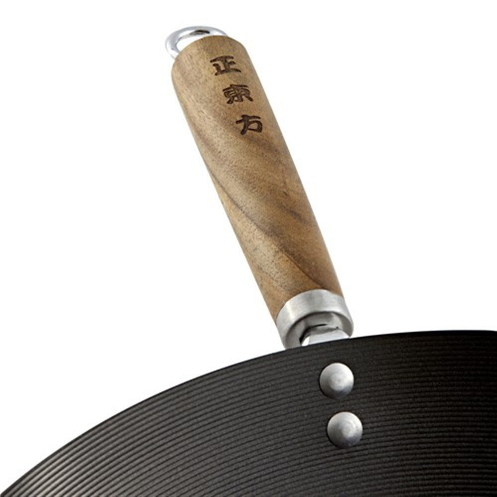 Soffritto Carbon Steel Wok 35cm