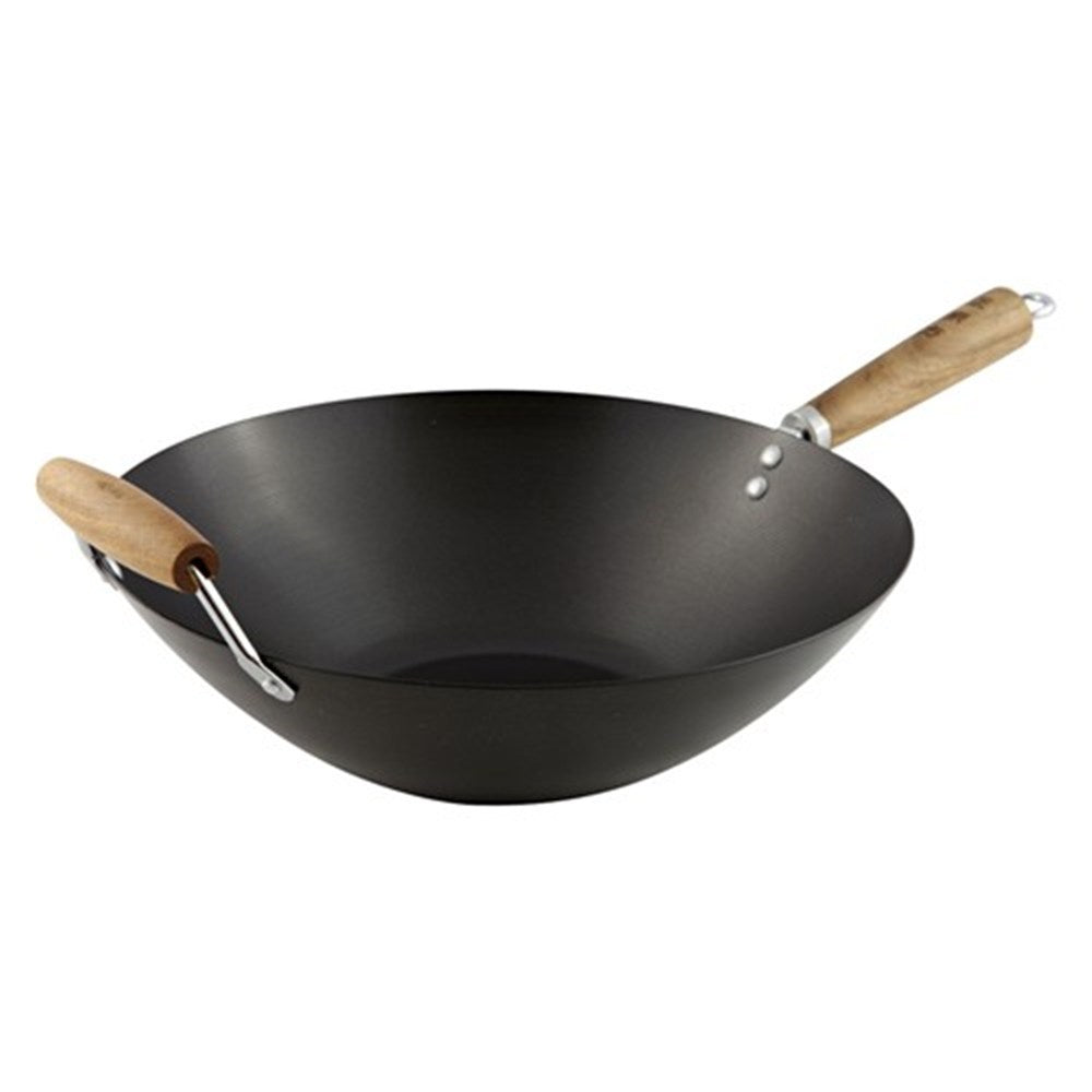 Soffritto Carbon Steel Wok 35cm