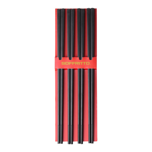 Soffritto Chopsticks Set of 4 Black