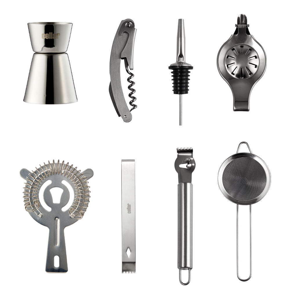 Cellar Premium Luxe 12 Piece Travel Bar Set