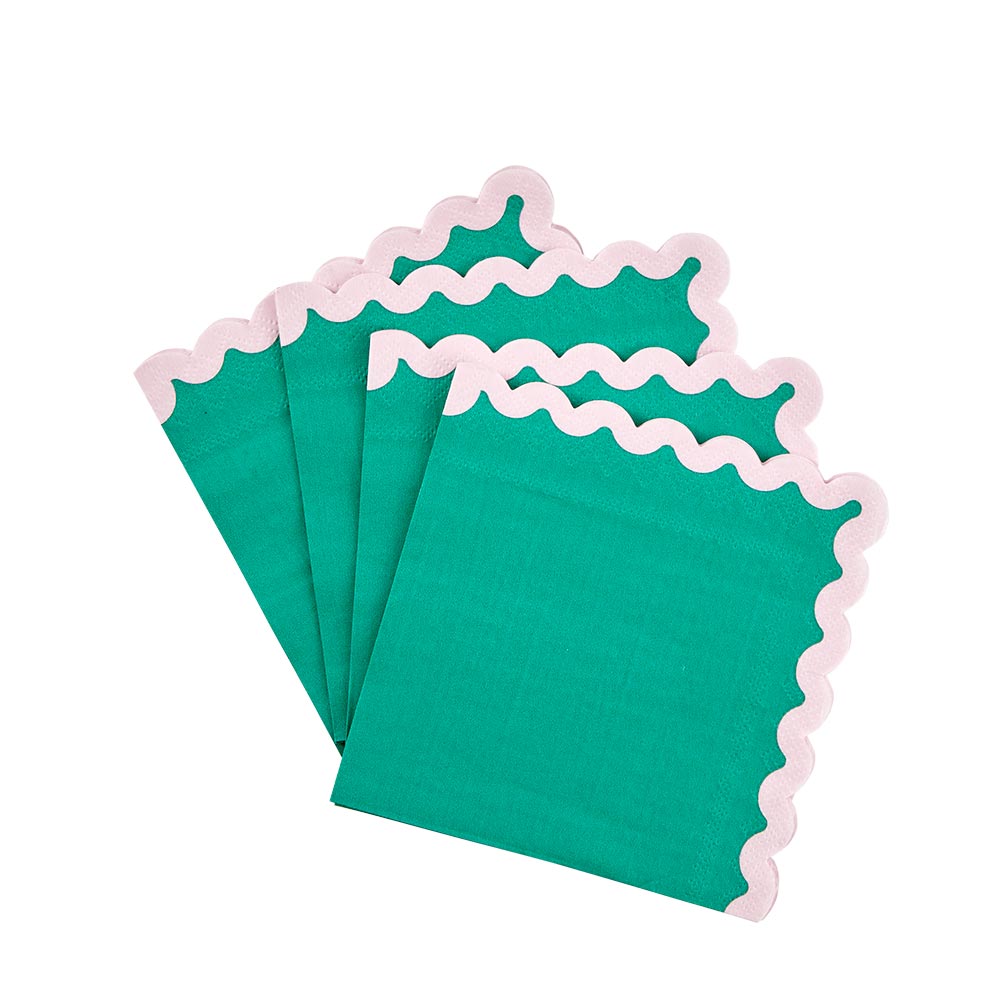 Ambrosia Santas Workshop Set of 20 Paper Napkins - Surprise Stocking Filler