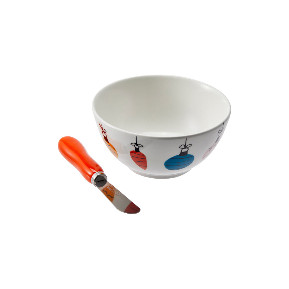 Ambrosia Santas Workshop Bowl With Spreader