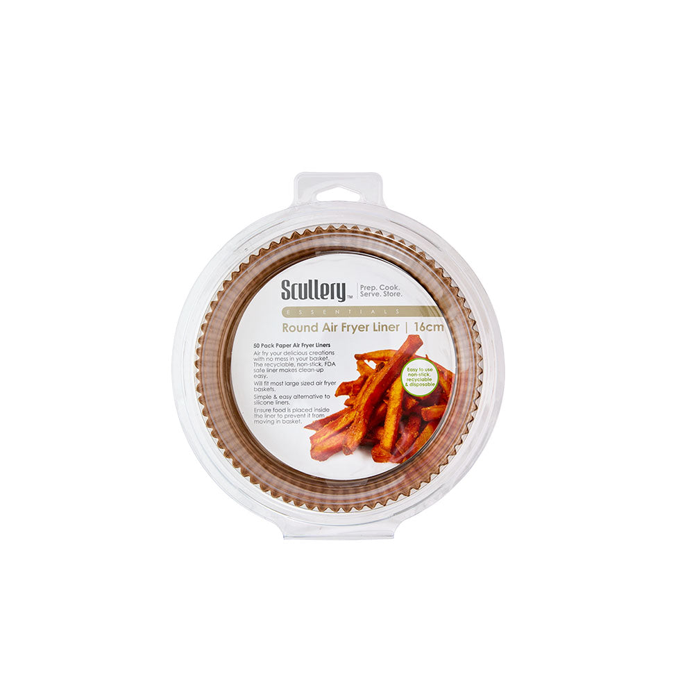 Scullery Set of 50 Round Air Fryer Liners