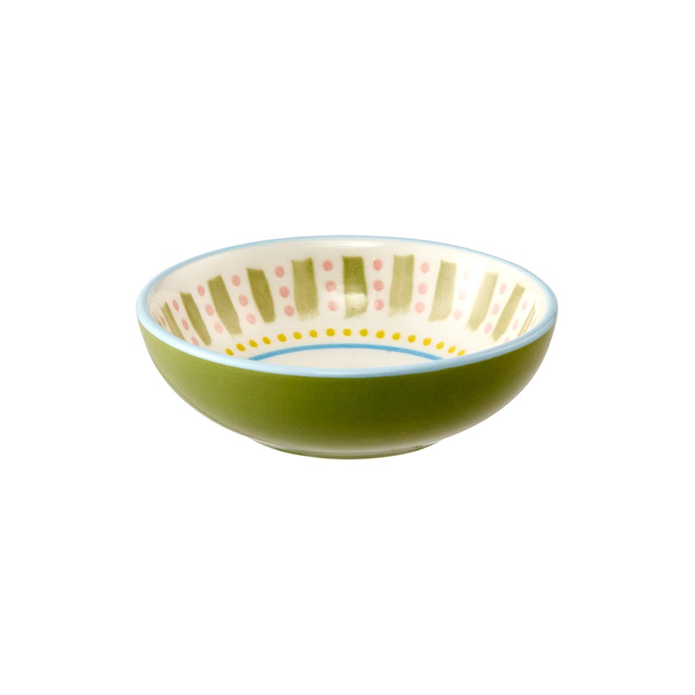 Ambrosia Siena Shallow Dip Bowl Green - House