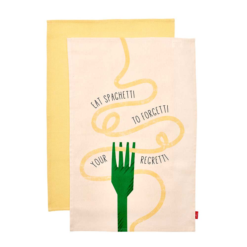 Ambrosia Set of 2 Novelty Tea Towels