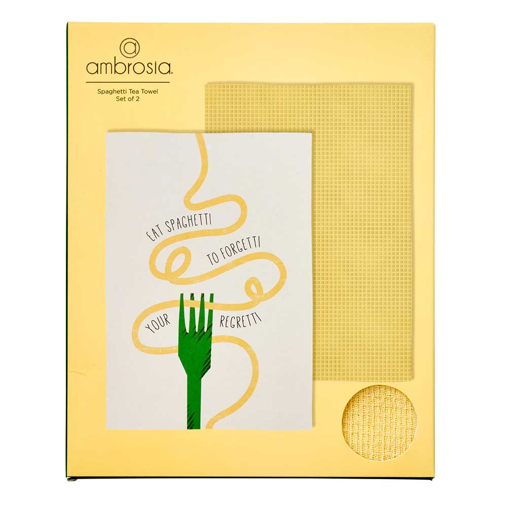 Ambrosia Set of 2 Novelty Tea Towels