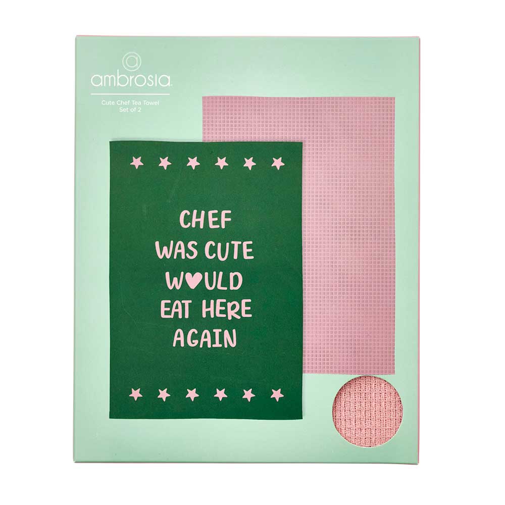 Ambrosia Set of 2 Novelty Tea Towels