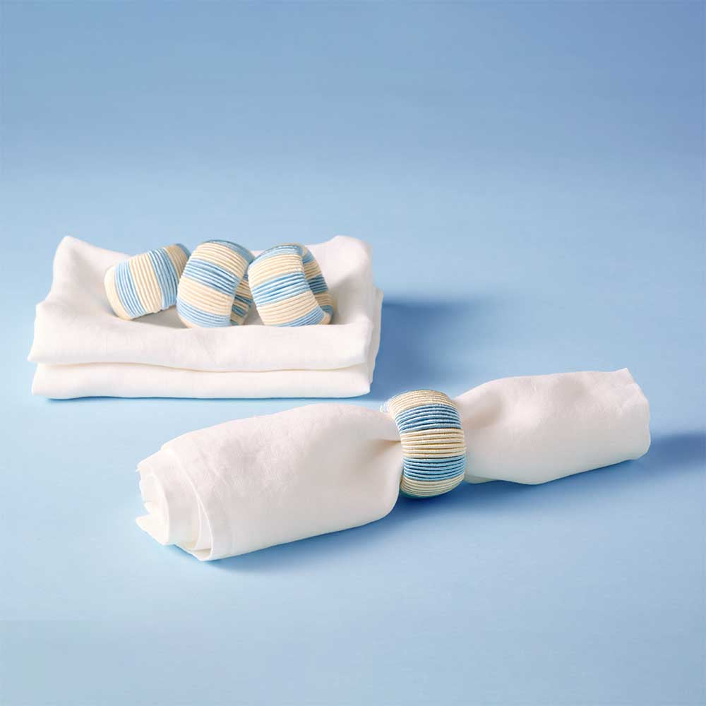 Ambrosia Santas Workshop Set of 4 Napkin Rings