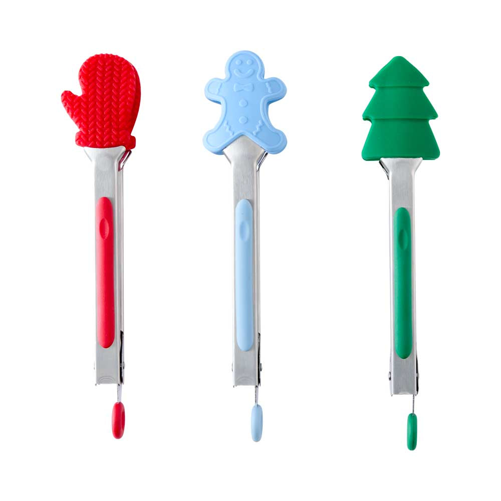 Ambrosia Santa's Workshop Tongs - Christmas character tongs