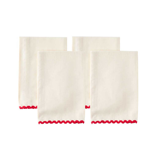 Ambrosia Santas Workshop Set of 4 Napkins