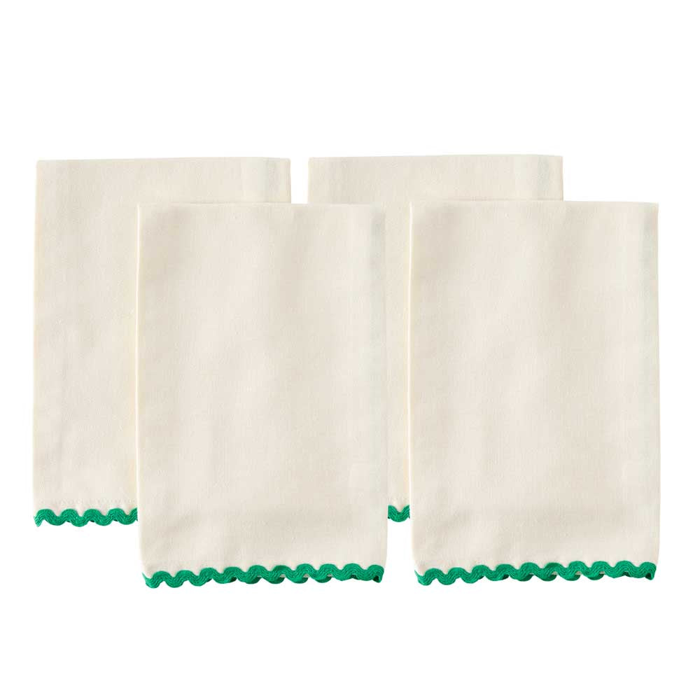 Ambrosia Santas Workshop Set of 4 Napkins
