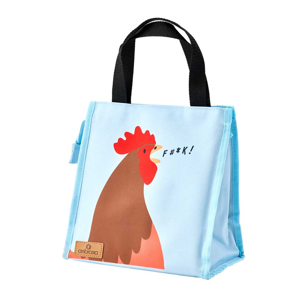 Daily Dose by Ambrosia Lunch Bag blue with rooster