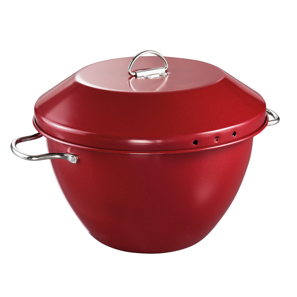 Soffritto Professional Bake Pudding Steamer 2L Red