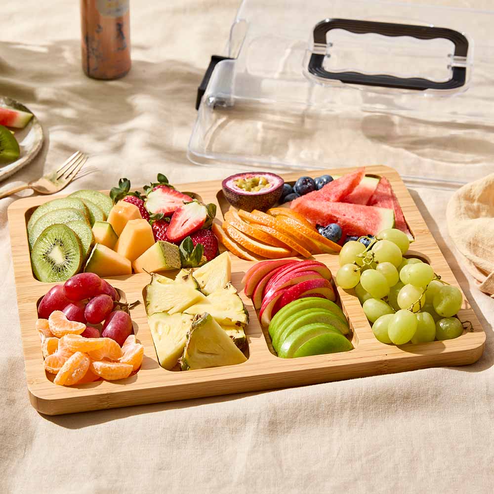 Ambrosia Graze & Gather Divided Travel Board 38cm