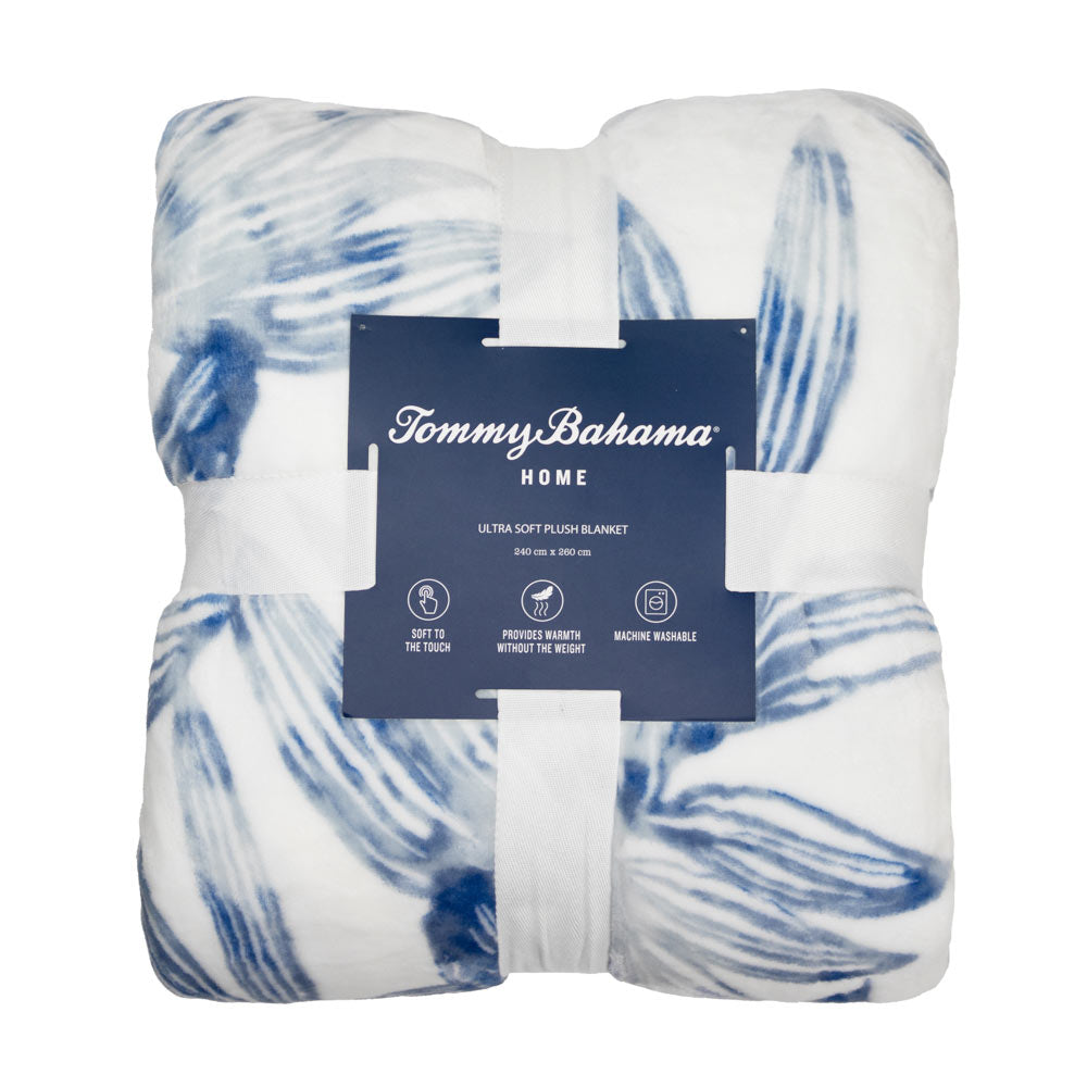 Tommy Bahama Kayo Blanket Canal Blue at House