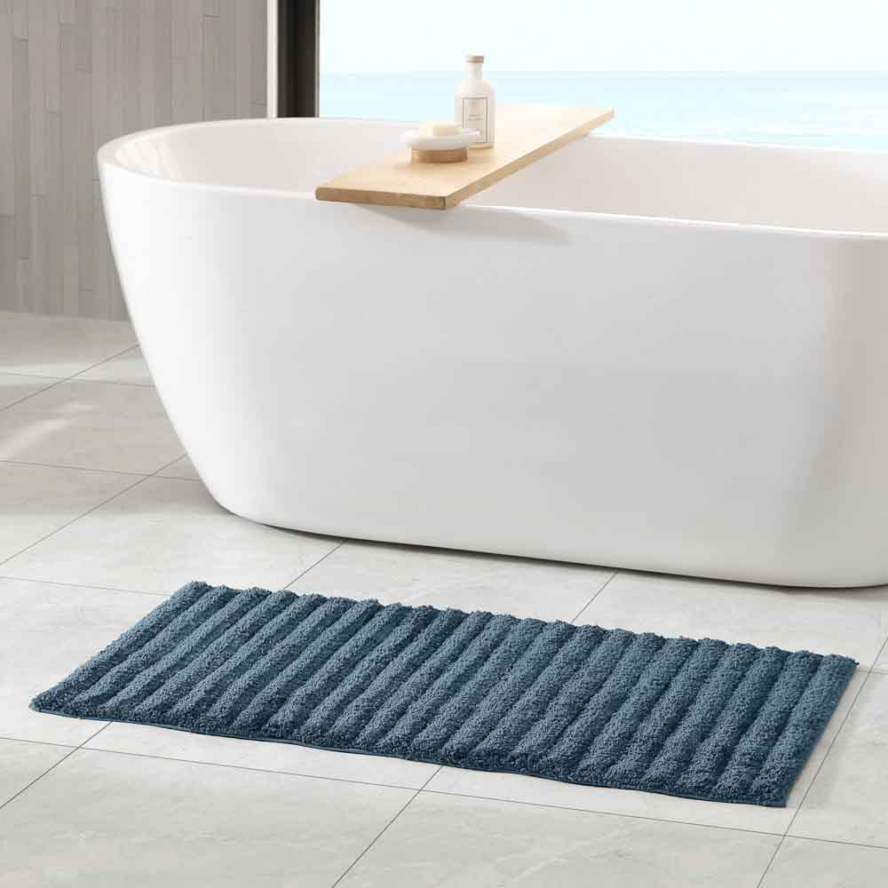 Algodon Lawson Plush Bath Mat Collection