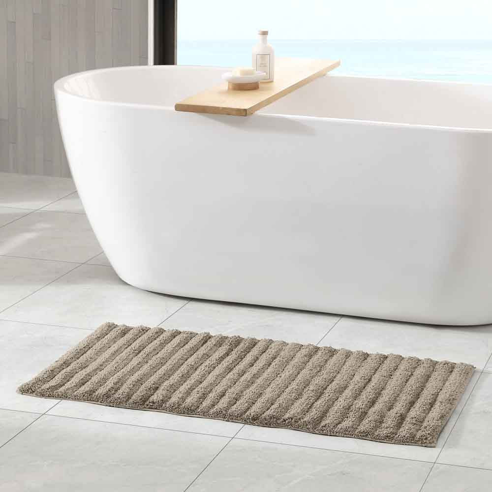Algodon Lawson Plush Bath Mat Collection