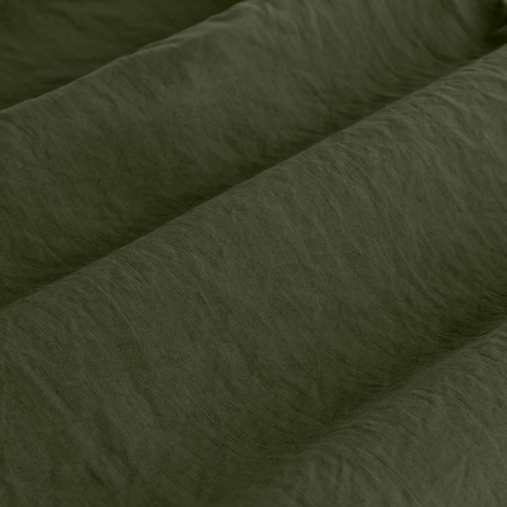 Ardor Boudoir Vintage Washed Quilt Cover Set Khaki Green at House