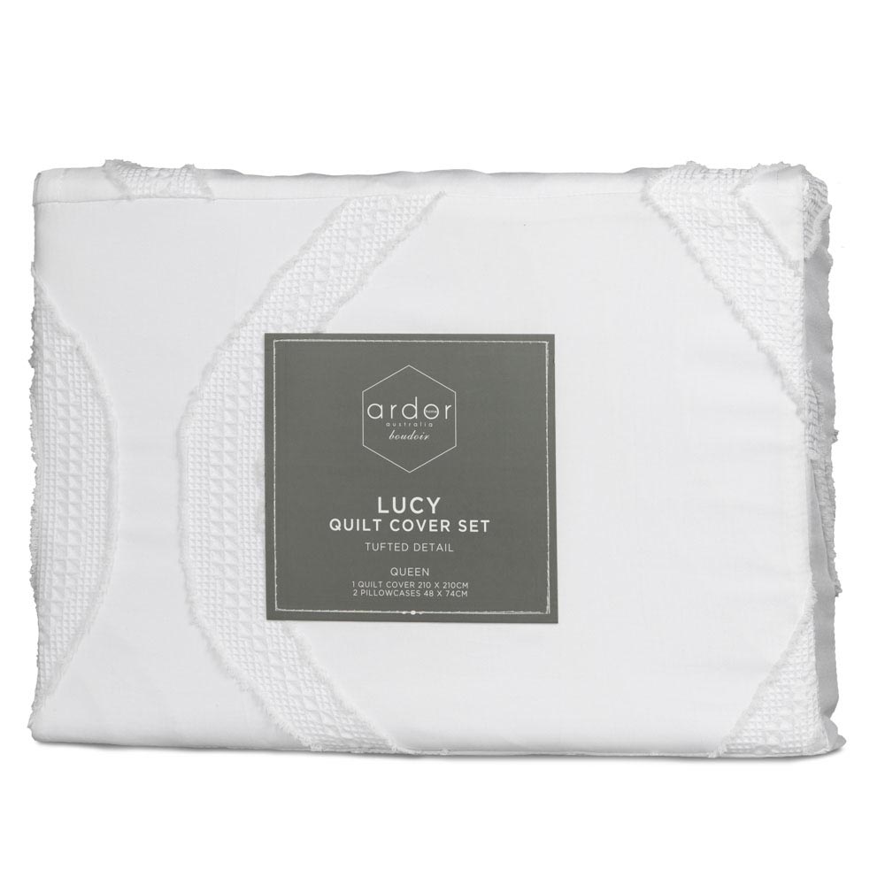 Ardor Boudoir Lucy Mirco Tufted Quilt Cover Set