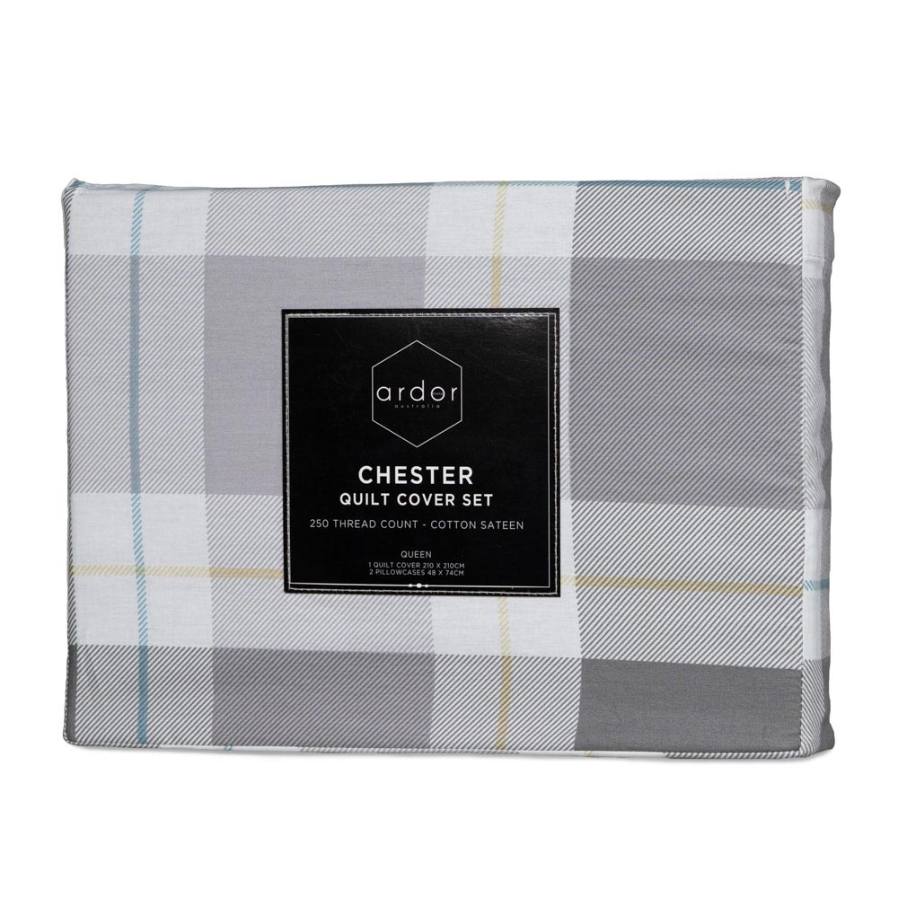 Ardor Chester 250TC Quilt Cover Set