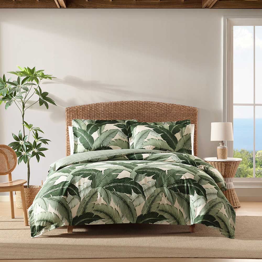 Tommy Bahama Vintage Palm Quilt Cover Set