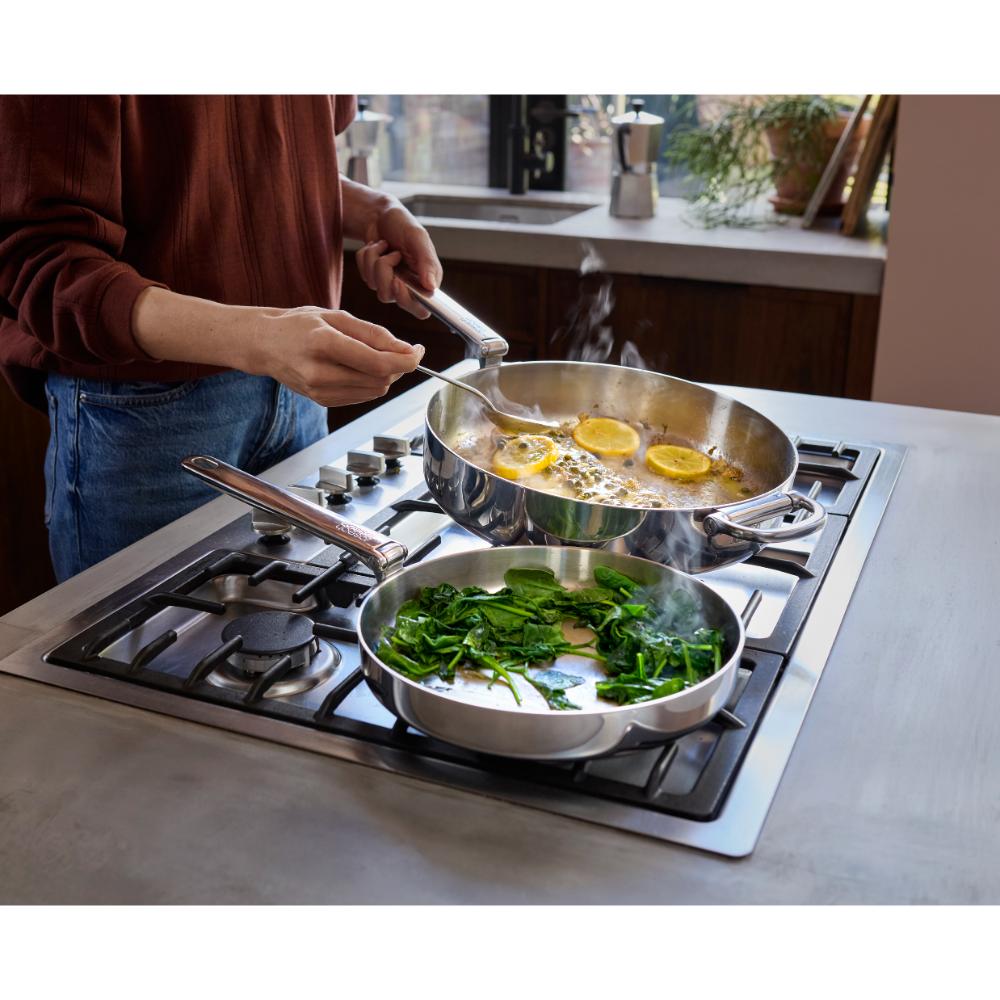Joseph Joseph Space Steel Stainless Steel Saute Pan with Lid 28cm