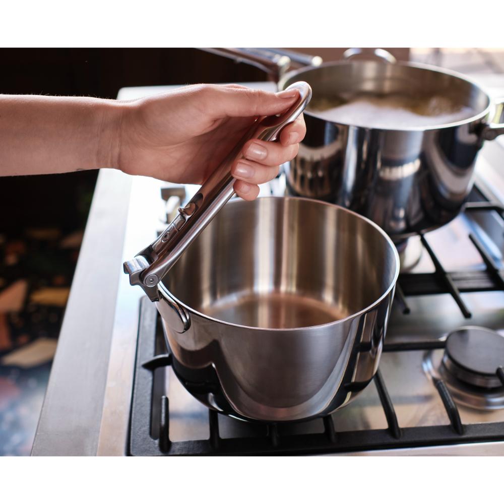 Joseph Joseph Space Steel 3 Piece Stainless Steel Saucepan Set