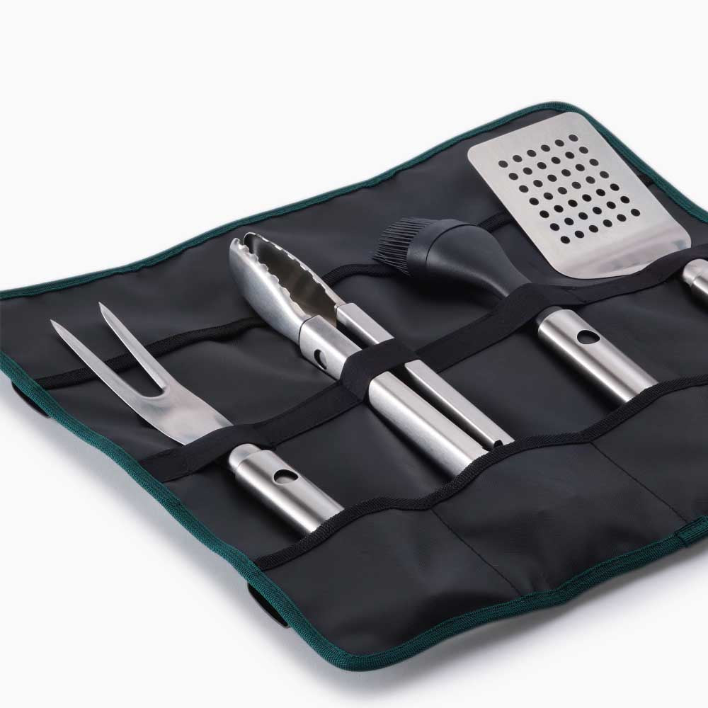 Joseph Joseph Grillout 4-Piece BBQ Utensil Set With Storage Case at House