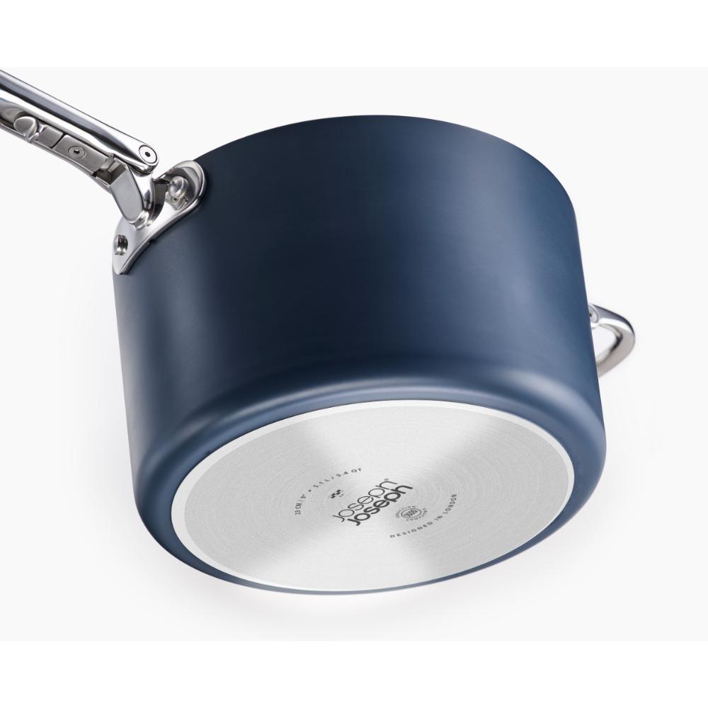 Joseph Joseph Space 3 Piece Non Stick Saucepan with Lids Set