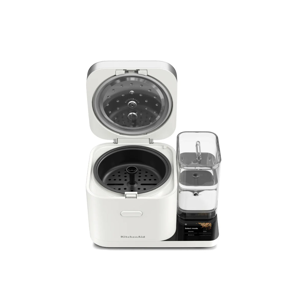 KitchenAid Grain & Rice Cooker Porcelain White
