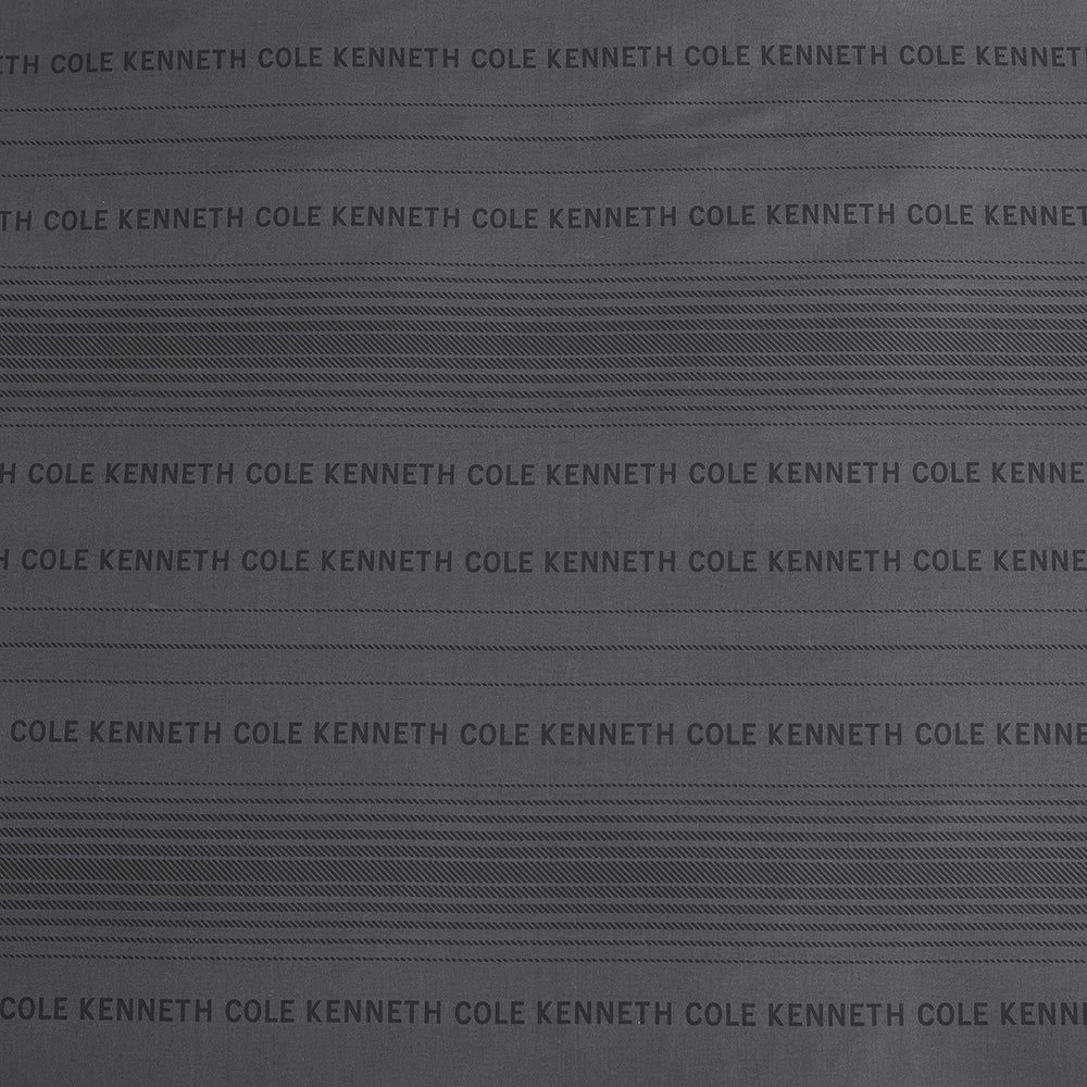 Kenneth Cole Soho Logo Stripe Quilt Cover Set