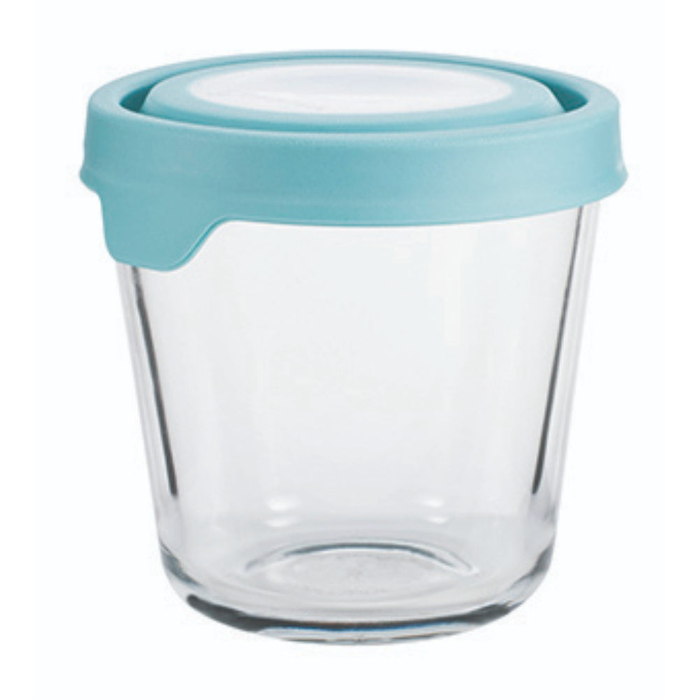 Anchor Hocking Trueseal Storage Container Round Tall 7 Cup Blue