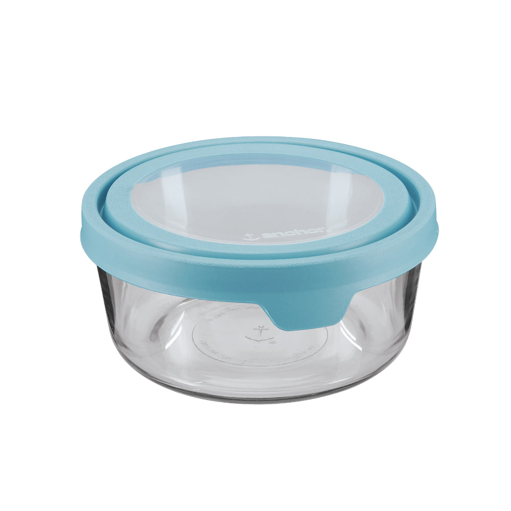 Anchor Hocking Trueseal Storage Container Round 7 Cup Blue
