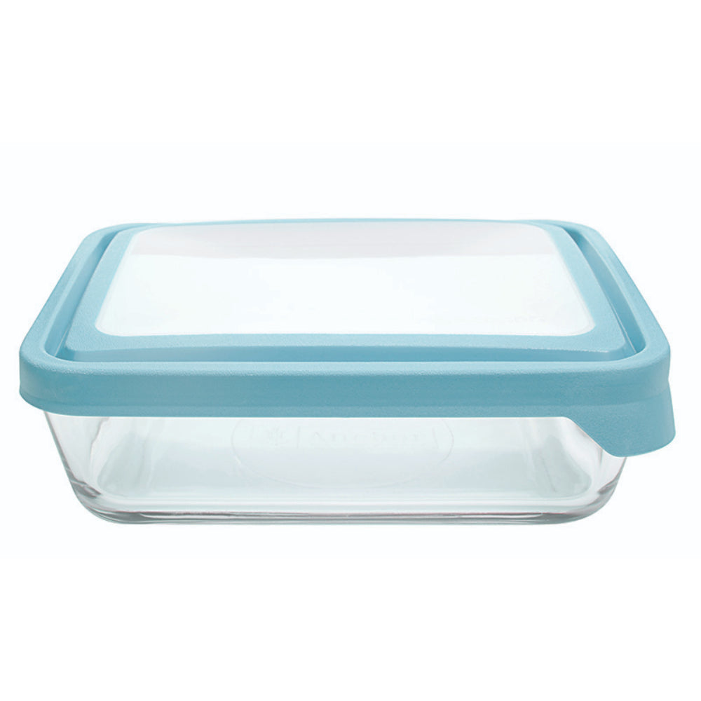 Anchor Hocking Trueseal Storage Container Rectangle 11 Cup Blue