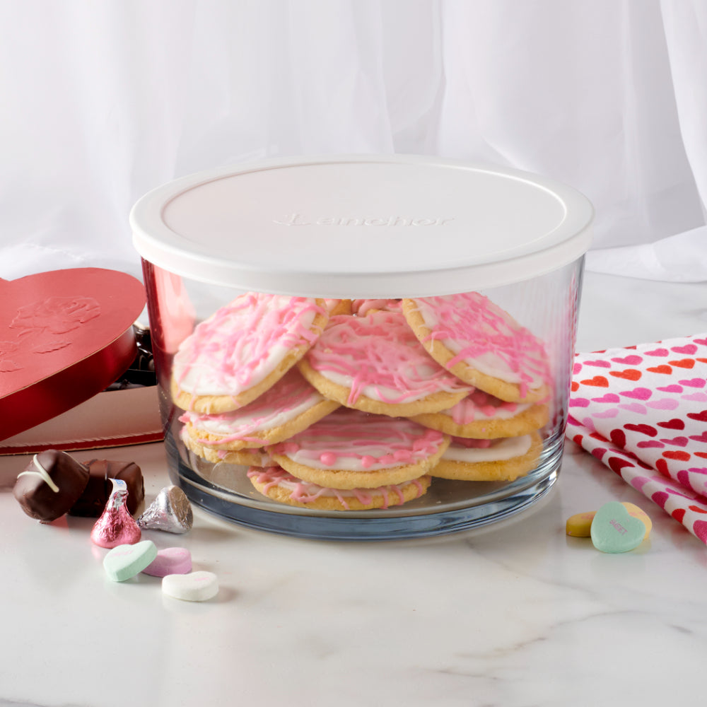 Anchor Hocking Presence Party Bowl with Lid 3L Acacia