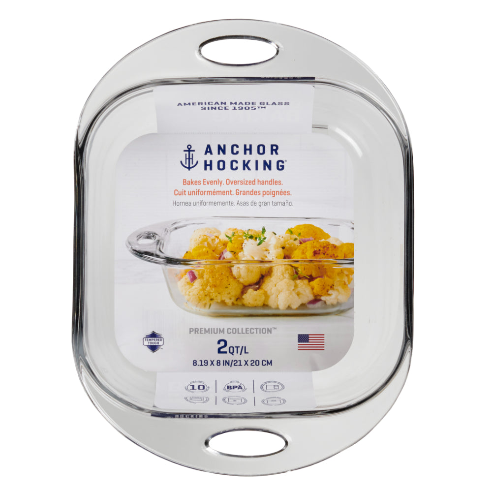 Anchor Hocking Premium Square Cake Dish 20cm