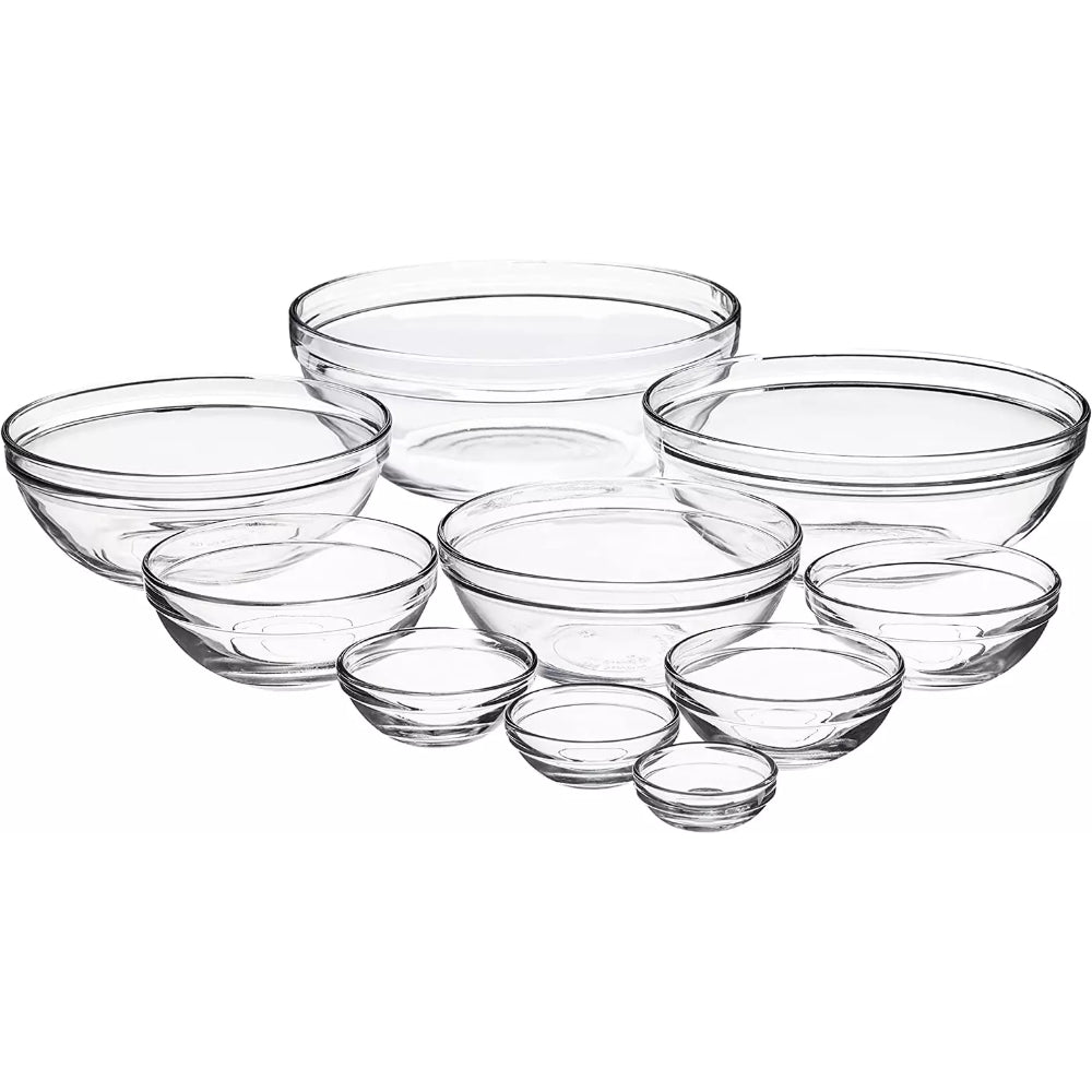 Anchor Hocking Set of 10 Mixing Bowls