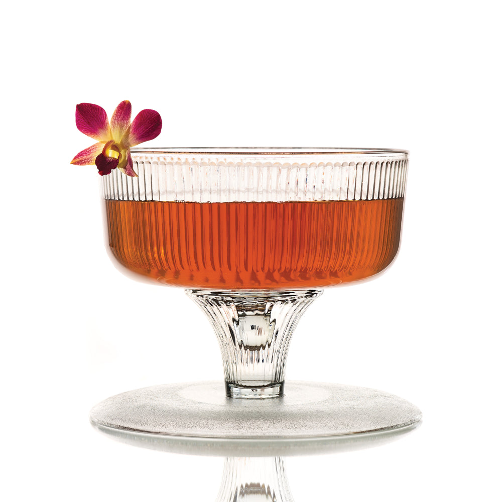 Anchor Hocking Monaco Ribbed Cake Stand with Domed Lid 1.9L