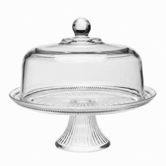 Anchor Hocking Canton Cake Stand with Domed Lid 1.9L