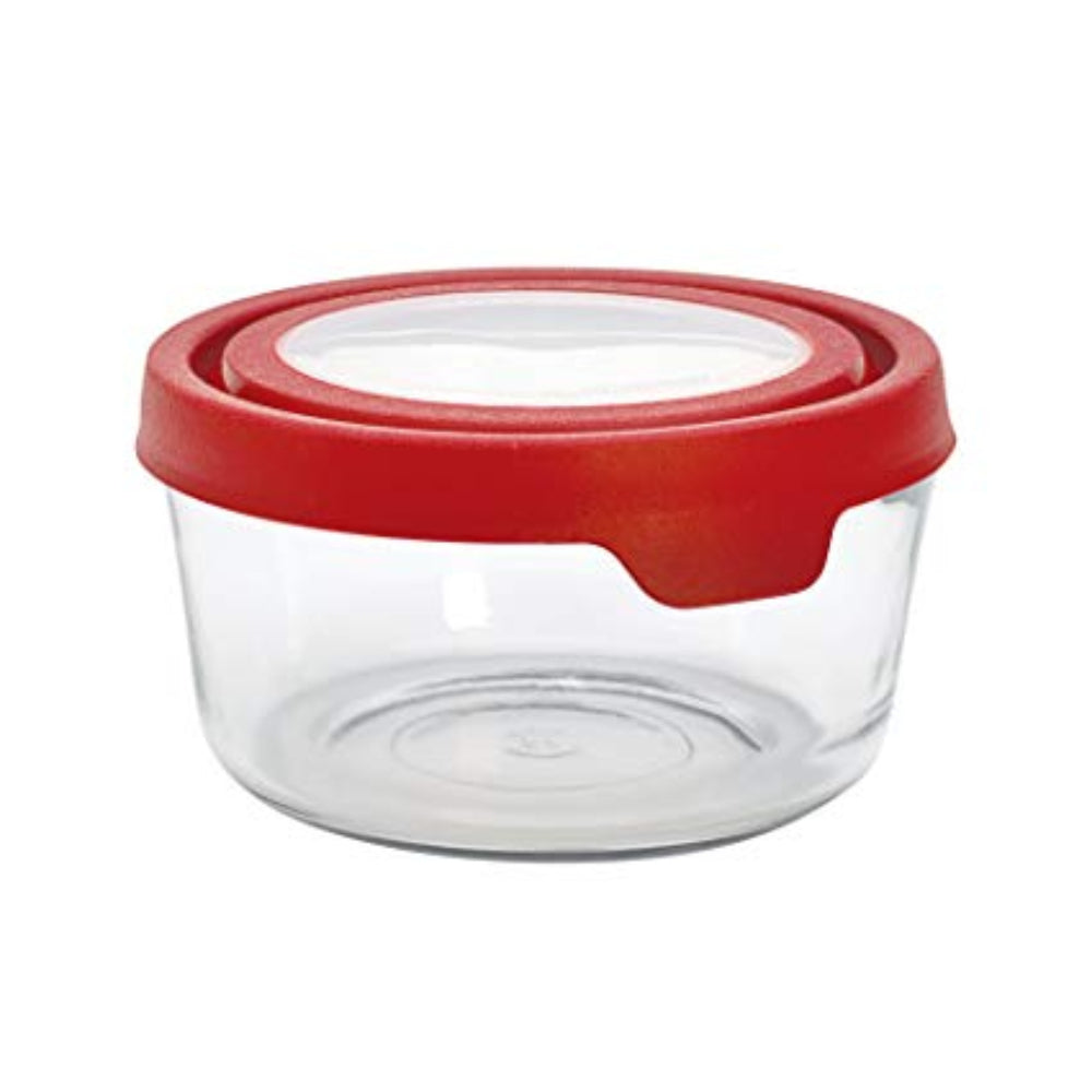 Anchor Hocking Trueseal Storage Container Round 4 Cup Cherry
