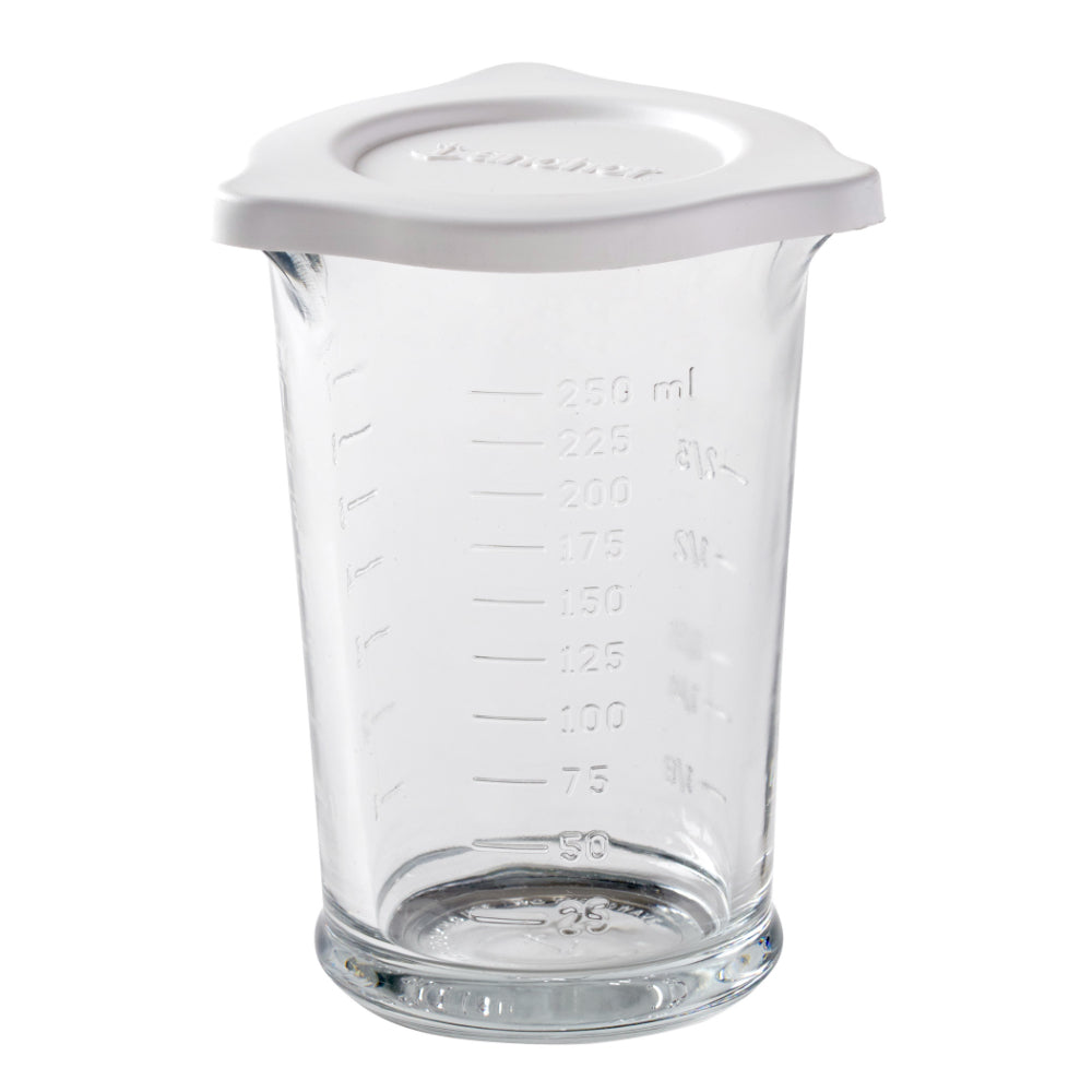 Anchor Hocking Triple Pour Embossed Measuring Glass with Lid 1.9L