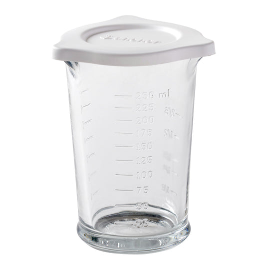 Anchor Hocking Triple Pour Embossed Measuring Glass with Lid 1.9L