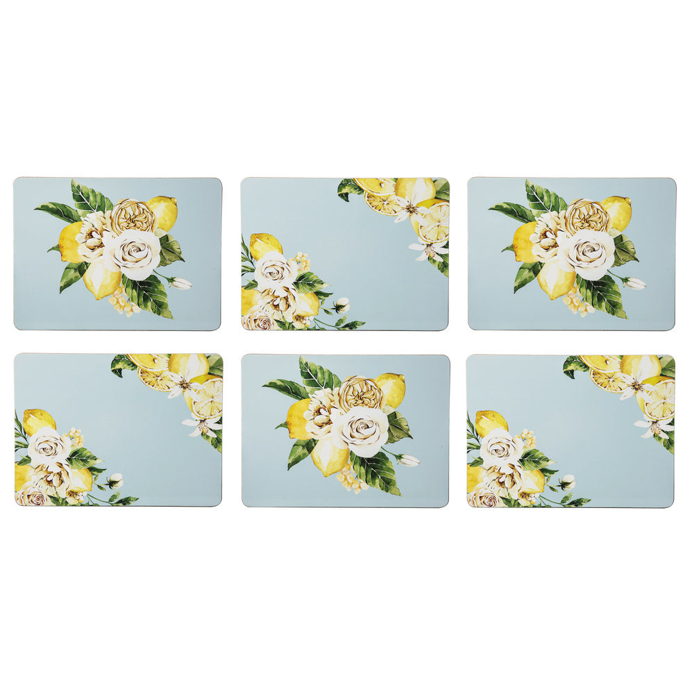 Ashdene Citrus Blooms Set of 6 Placemats