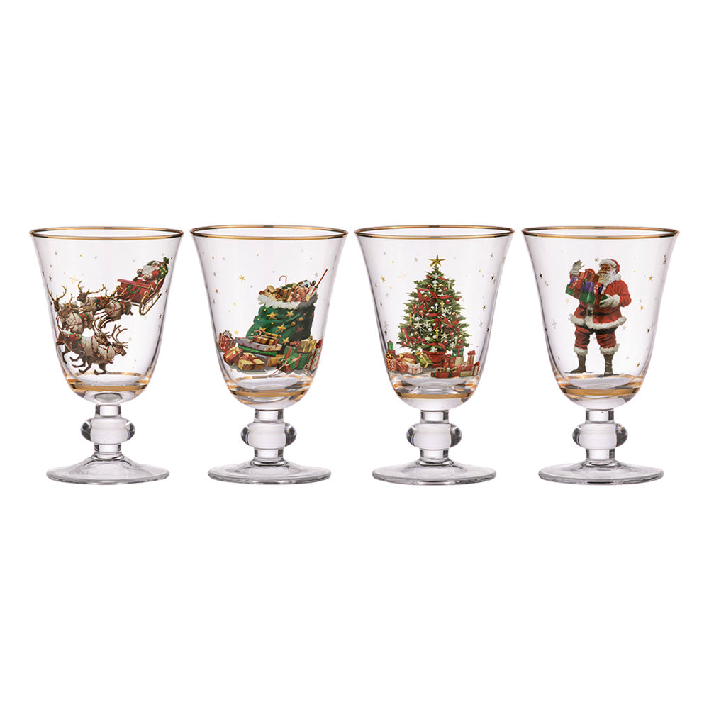 Ashdene Spirit of Christmas Set of 4 Goblets