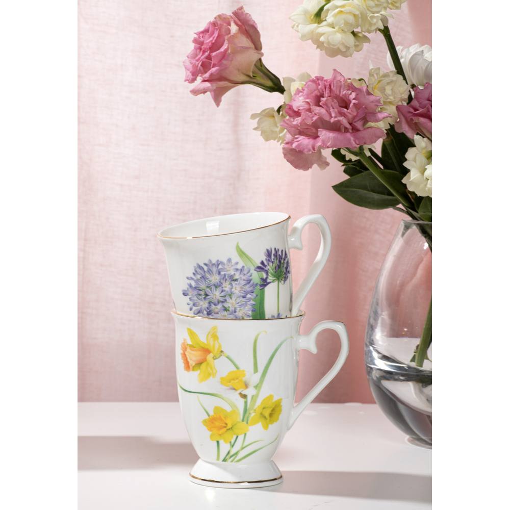 Ashdene Botanical Symphony Footed Mug 320ml