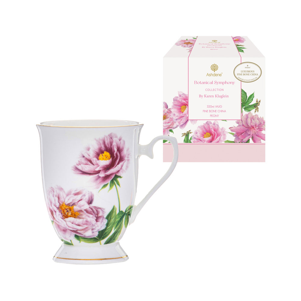 Ashdene Botanical Symphony Footed Mug 320ml