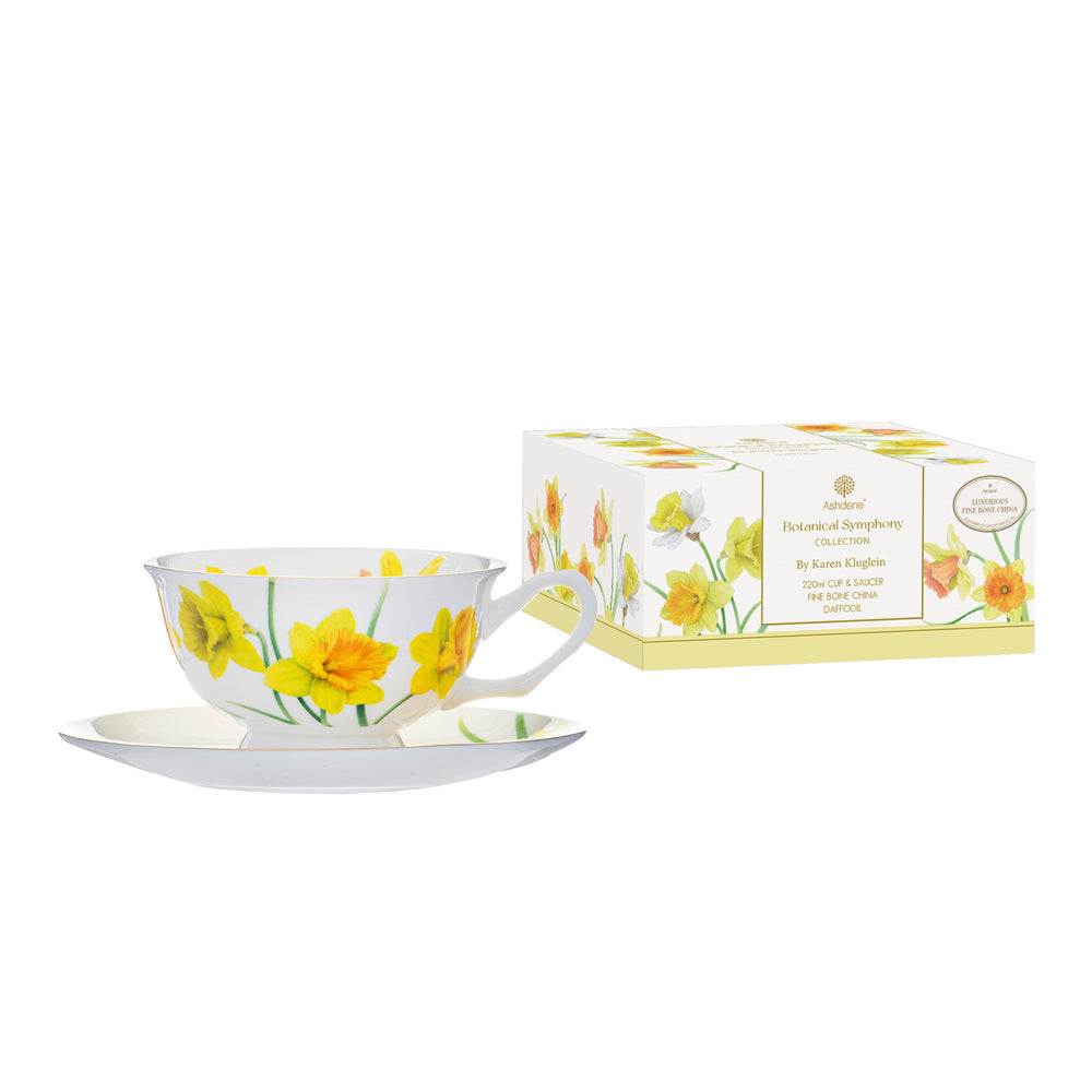 Ashdene Botanical Symphony Cup & Saucer 220ml