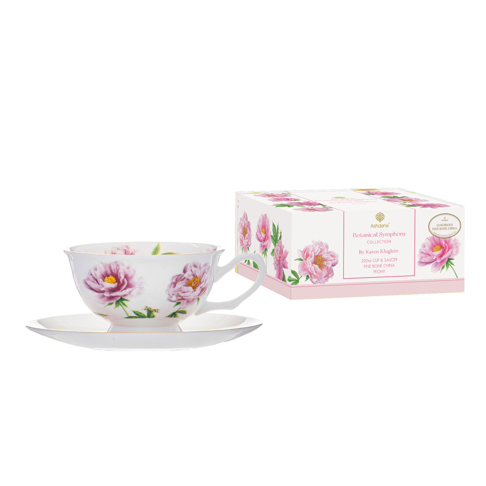 Ashdene Botanical Symphony Cup & Saucer 220ml