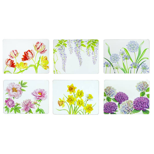 Ashdene Botanical Symphony Set of 6 Placemats