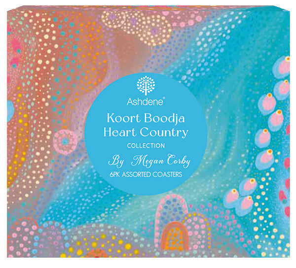 Ashdene Koort Boodja Heart Country Assorted Set of 6 Coasters